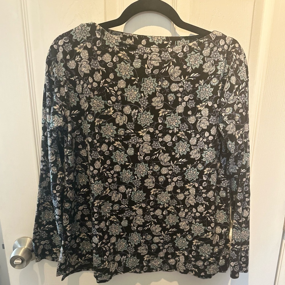 J JILL Small casual top luxe supima cotton relaxed